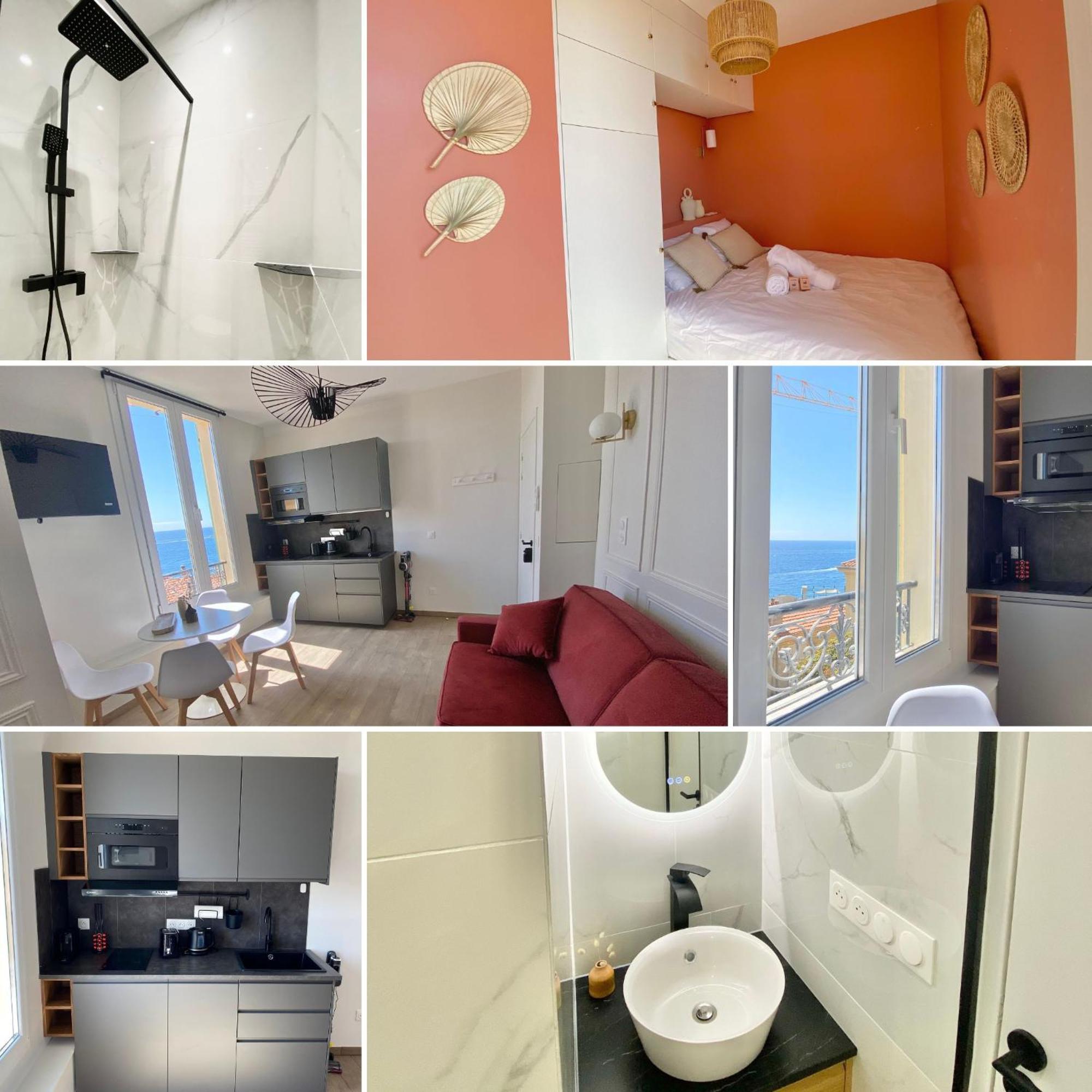 קאפ ד'איי Appartement Moderne Climatise Monaco Vue Mer מראה חיצוני תמונה