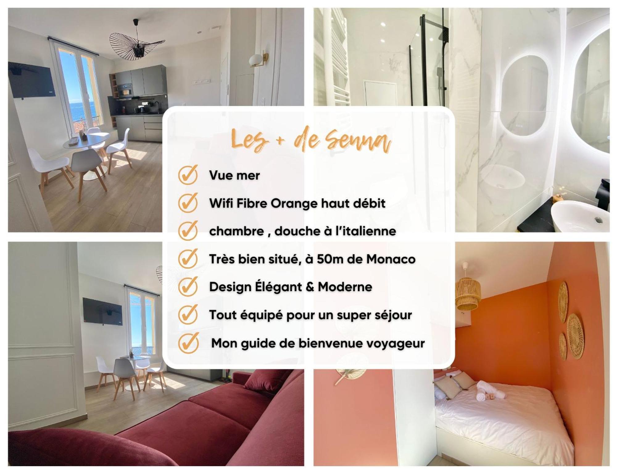 קאפ ד'איי Appartement Moderne Climatise Monaco Vue Mer מראה חיצוני תמונה