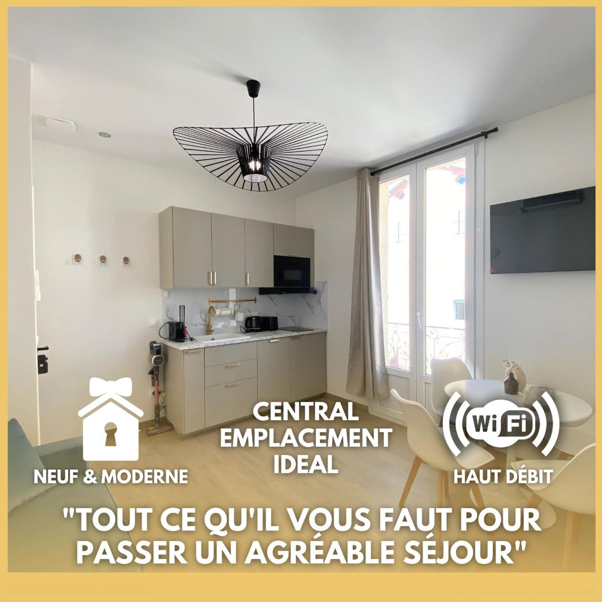 קאפ ד'איי Appartement Moderne Climatise Monaco Vue Mer מראה חיצוני תמונה