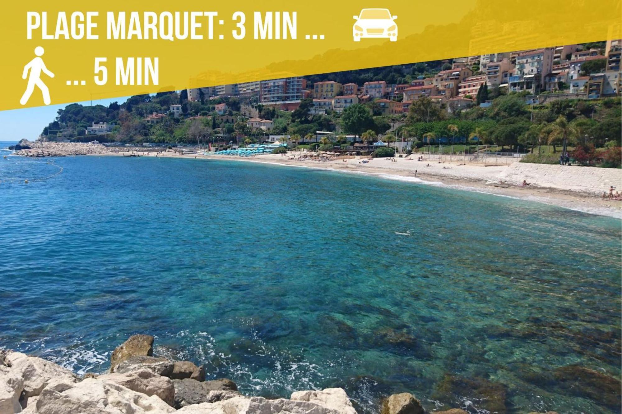קאפ ד'איי Appartement Moderne Climatise Monaco Vue Mer מראה חיצוני תמונה